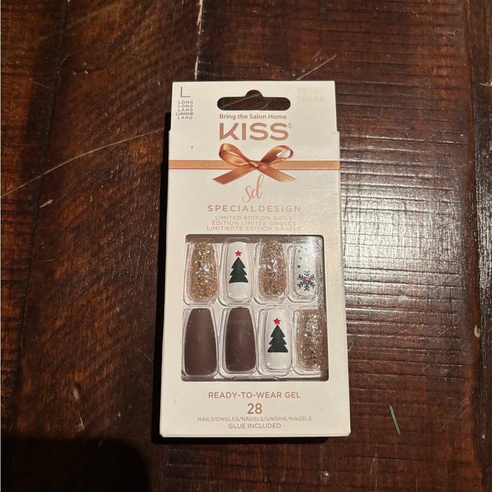 KISS Limited Edition Nail Set - Brown and Gold